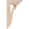 Ekena Millwork Olympic Traditional Smooth Bracket w/ Offset Brace, Douglas Fir, 5 1/2"W x 14"D x 26"H BKT0604X14X26OLY01SDF - alternate 2